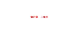 2026中考数学一轮复习 课件含答案 第四章 三角形