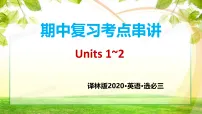 专题04 选择性必修第三册Units1_2教材核心知识串讲（期中课件）高二英语下学期译林版