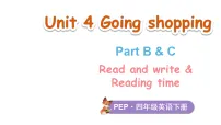 小学英语人教版PEP（2024）四年级下册（2024）Part B授课课件ppt