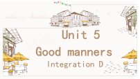 初中英语牛津译林版（2024）八年级下册（2024）Unit 5 Good mannersIntegration评课ppt课件