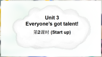 小学外研版（三起）2024Unit 3 Everyone's got talent!示范课ppt课件