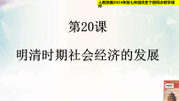 人教版（2024）七年级下册（2024）明清时期社会经济的发展课堂教学ppt课件