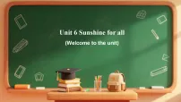 牛津译林版（2024）八年级下册（2024）Welcome to the unit教学演示ppt课件