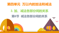 数学二年级下册（2024）3.加减法各部分间的关系课文内容ppt课件
