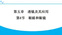 八年级上册（2024）眼睛和眼镜习题ppt课件