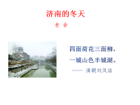 初中语文人教部编版（2024）七年级上册（2024）济南的冬天/老舍教课内容课件ppt