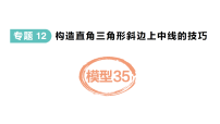 初中数学新人教版八年级下册期末必会模型35作业课件（放映显示答案）（2026春）