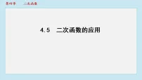 初中数学湘教版（2024）九年级上册（2024）4.5 二次函数的应用示范课课件ppt