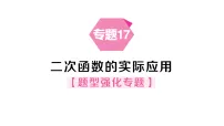 初中数学湘教版(2024)九年级上册(2024)4.5 二次函数的应用作业课件ppt