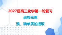 卤族元素 溴 碘单质的提取 -2027年高考化学一轮复习优质课件（全国通用）