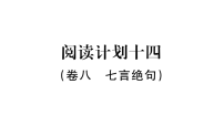 人教部编版（2024）九年级上册（2024）整本书阅读 《唐诗三百首》作业课件ppt