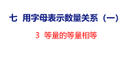 数学七 用字母表示数量关系（一）课前预习ppt课件