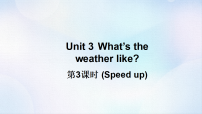 小学英语Unit 3 What's the weather like?课文内容课件ppt