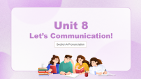 初中英语人教版（2024）八年级上册（2024）Unit 8 Let's Communicate! Section A 1a-1d公开课课件ppt