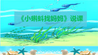 小学语文统编版（2024）二年级上册（2024）1 小蝌蚪找妈妈说课ppt课件