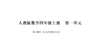 小学数学人教版（2024）四年级上册（2024）亿以内数的认识课文配套课件ppt