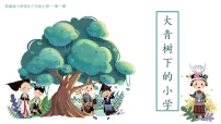 小学语文统编版（2024）三年级上册（2024）1 大青树下的小学评课课件ppt