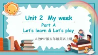 英语五年级上册（2024）Part A教学课件ppt