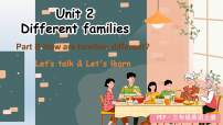 人教版PEP（2024）三年级上册（2024）Unit 2 Different families Part B优秀ppt课件