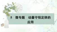 主题一 5 微专题 动量守恒定律的应用课件 2027届高三物理一轮复习(浙江专版)